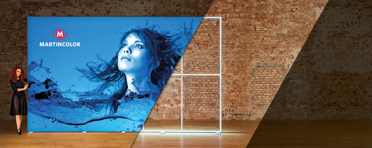 LED Messewand - Aufbau LED Messewand - Aufbau