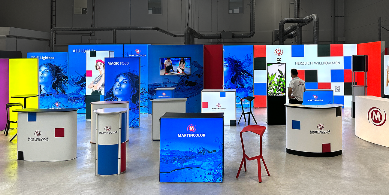 Showroom für LED-Messewände Showroom für LED-Messewände